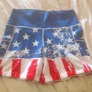 CVG american flag shorts